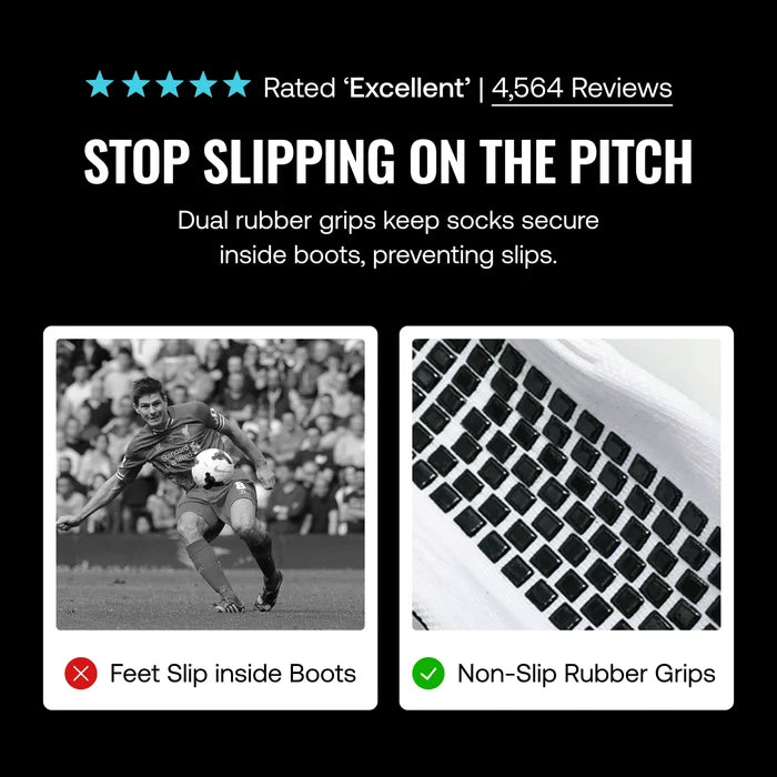Soccer Grip Socks with Cushioned Ankle Protection