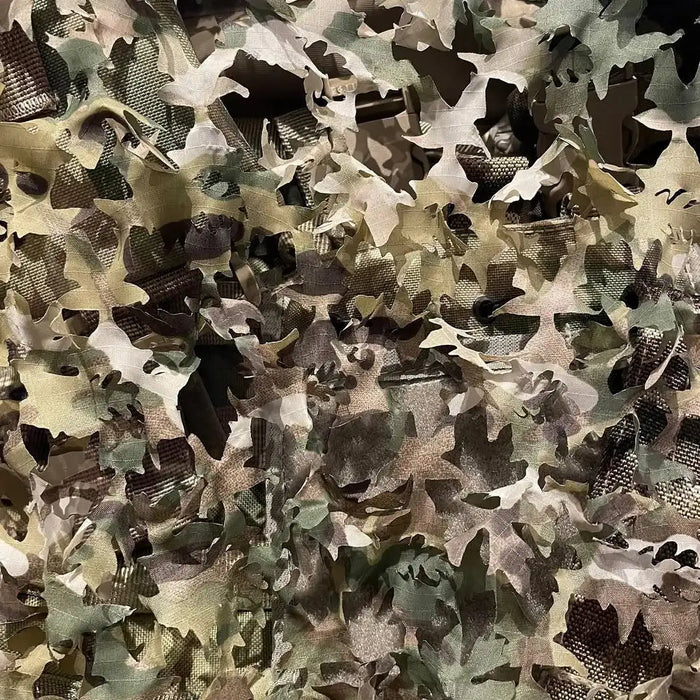 Spectre Close up of 3d Leaf Scrim Net  from  John Bull Clothing