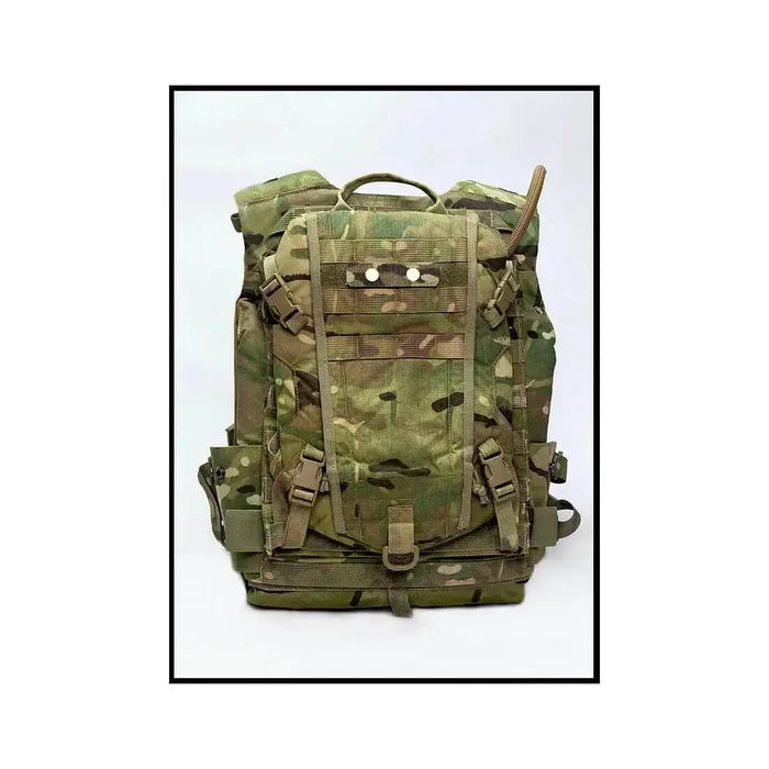 Spectre Lumineyes Panel Soldier Marking System attached to a multicam day-sack, enhancing visibility for outdoor recreation and tactical missions.  from  John Bull Clothing
