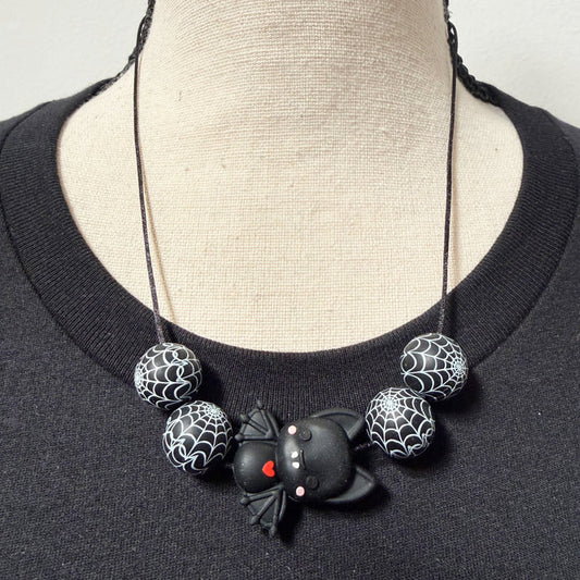 Spider Bat Teething Necklace
