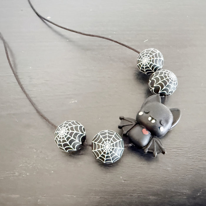 Spider Bat Teething Necklace
