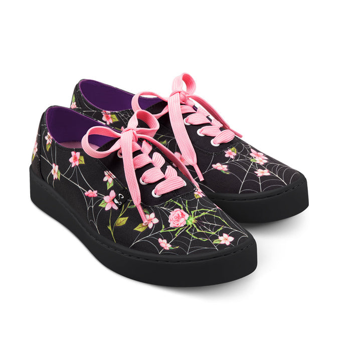 Spider Blossom Women's Casual Sneakers