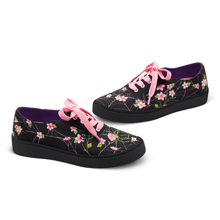 Spider Blossom Women's Casual Sneakers