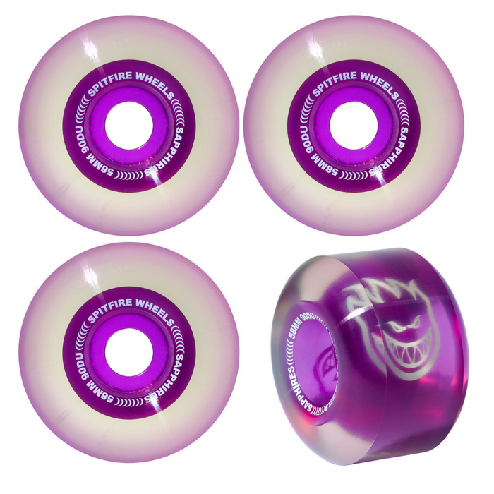Spitfire Sapphires Purple 58mm 90a