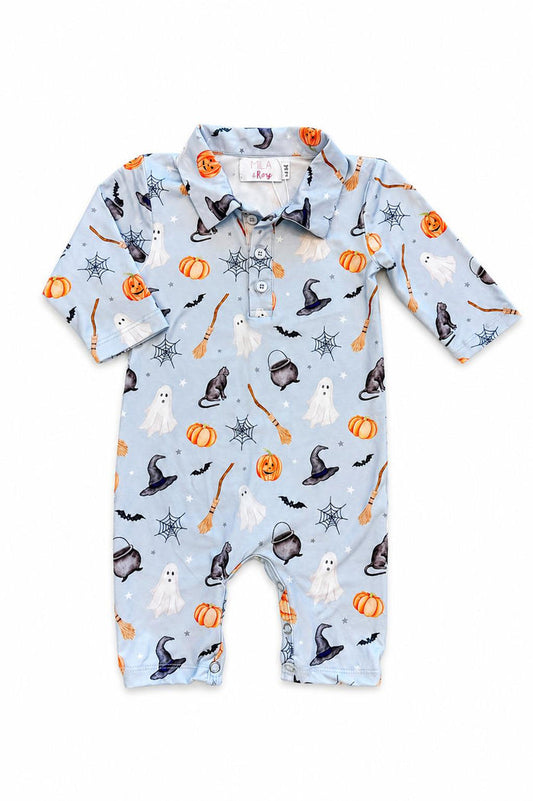Spooky Season L/S Polo One-Piece