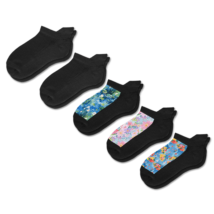 Viasox Spring Essence Ankle Socks Bundle 5-Pack front view