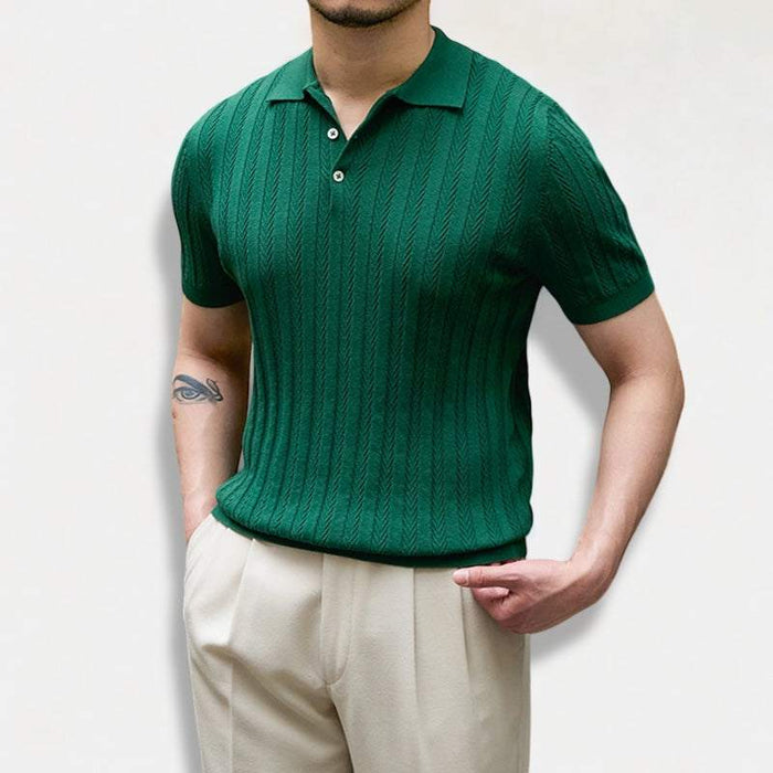 Spring gentleman english t-shirt - AntoniosClothing - Green