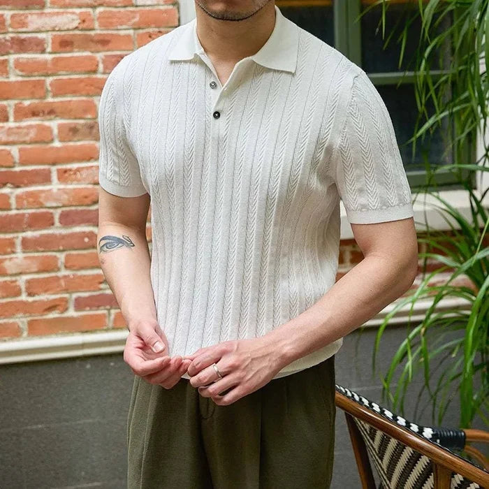 Spring gentleman english t-shirt - AntoniosClothing - Green