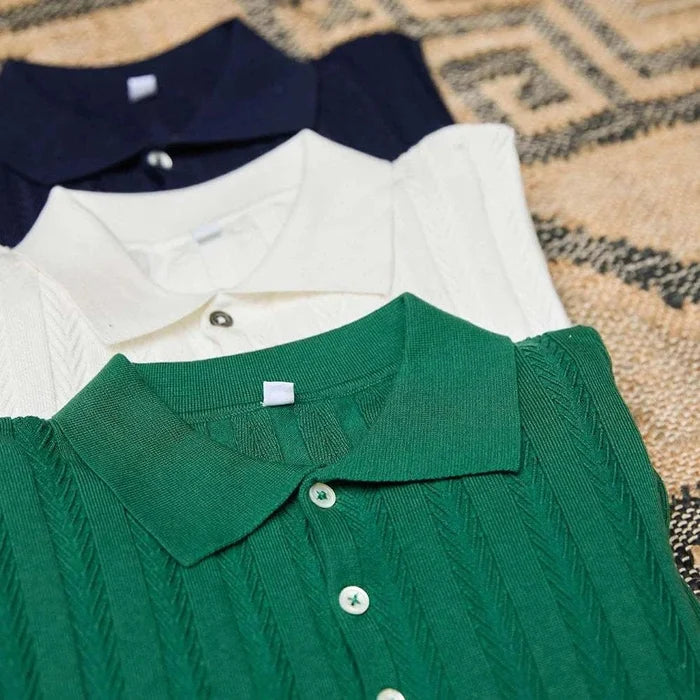 Spring gentleman english t-shirt - AntoniosClothing - Green