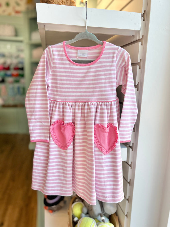 Squiggles - Dress with Heart Pockets