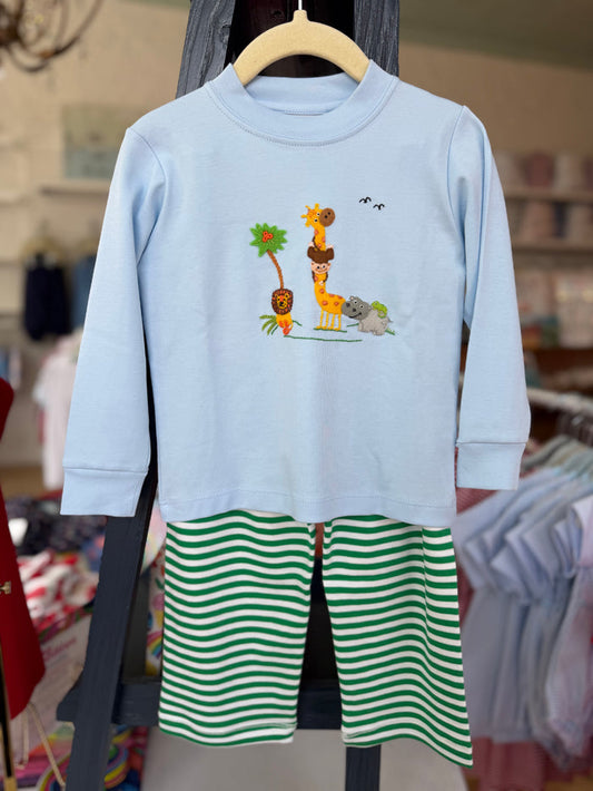 Squiggles - Top + Pant Set - Jungle Playdate