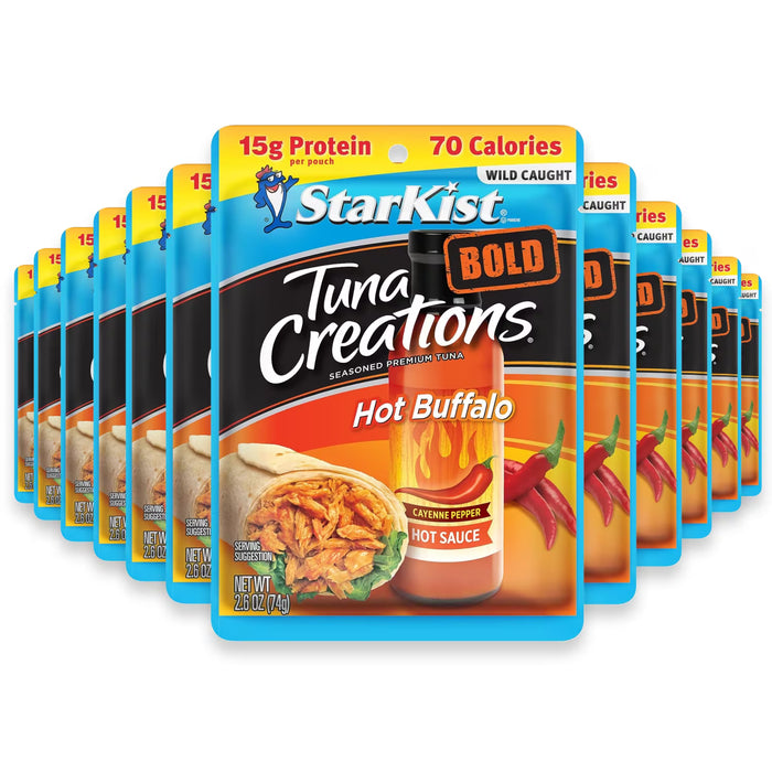 StarKist Tuna Creations BOLD Hot Buffalo Tuna - 2.6 oz - 24 Pack