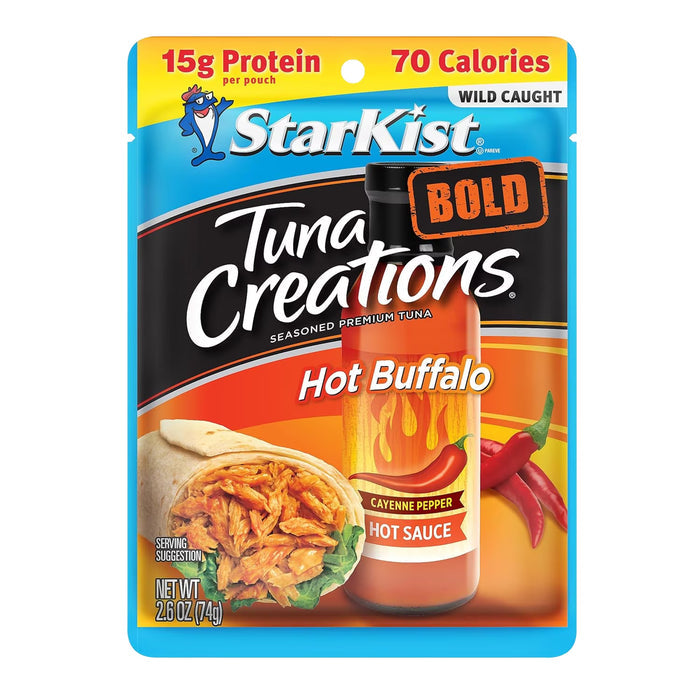StarKist Tuna Creations BOLD Hot Buffalo Tuna - 2.6 oz - 24 Pack