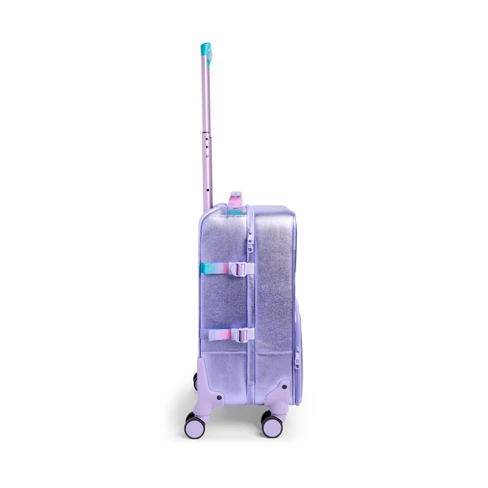 State Bags - Logan Carry-On Suitcase - 3D Metallic Butterfly