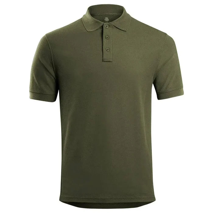 Stoirm Poly Cotton Tactical Polo Shirt PC01 - John Bull Clothing Olive Green from  John Bull Clothing