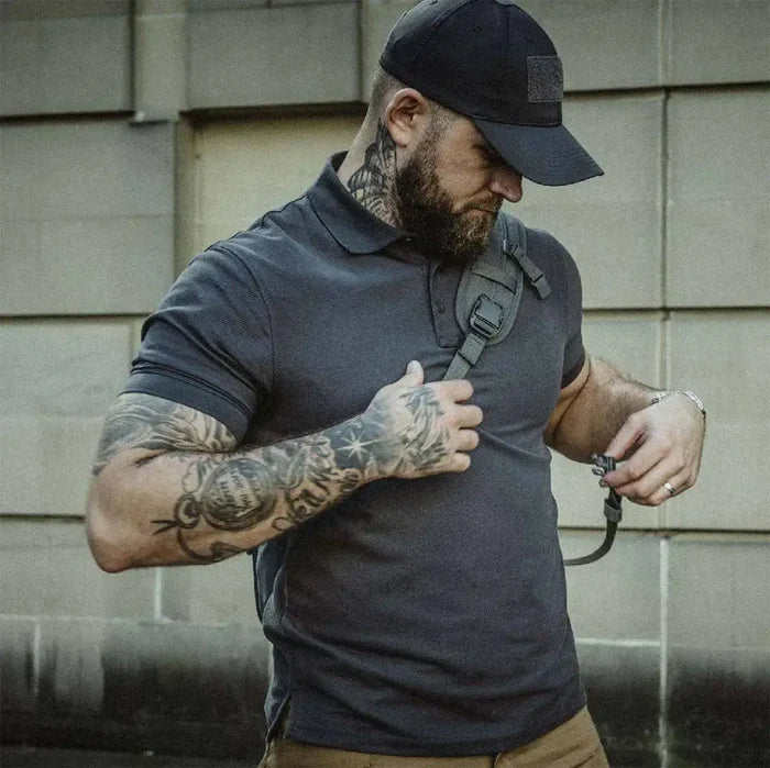 Stoirm Poly Cotton Tactical Polo Shirt PC01 - John Bull Clothing  from  John Bull Clothing