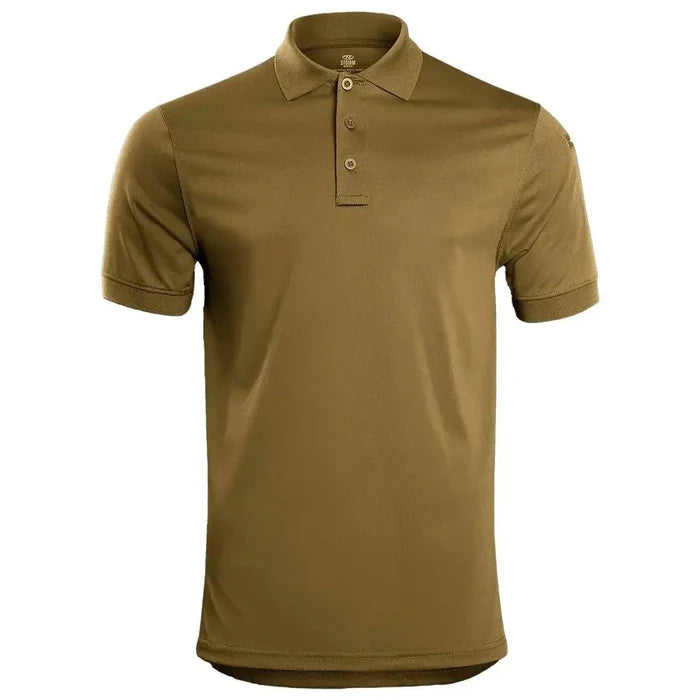Stoirm Polyester Tactical Polo Shirt P01 - John Bull Clothing Coyote Tan from  John Bull Clothing