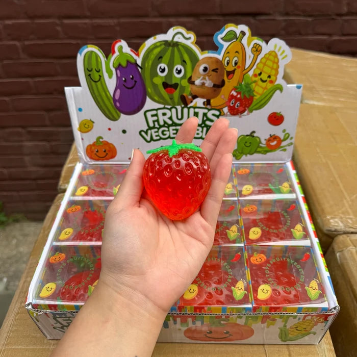 Strawberry Coconut Oil Squish Toy