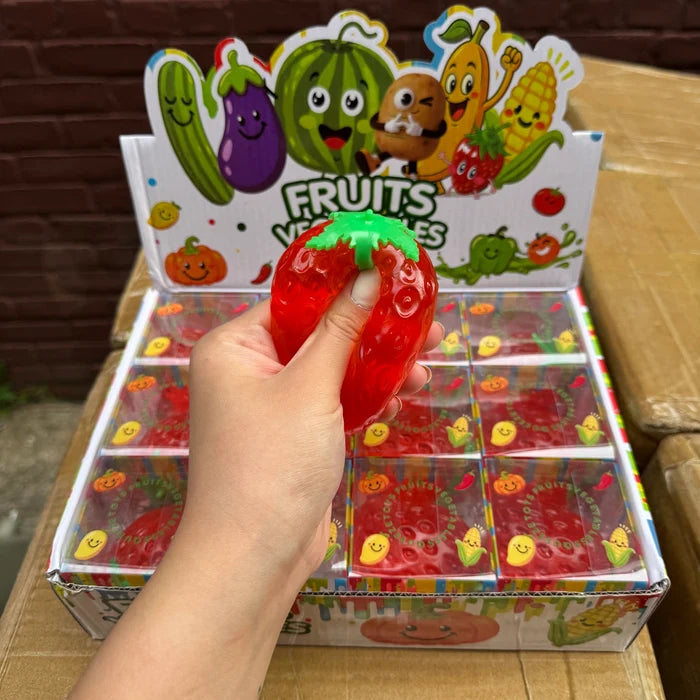 Strawberry Coconut Oil Squish Toy