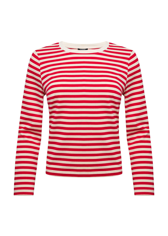Stripe Long-Sleeved Ringer Tee