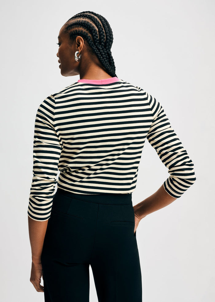 Stripe Long-Sleeved Ringer Tee