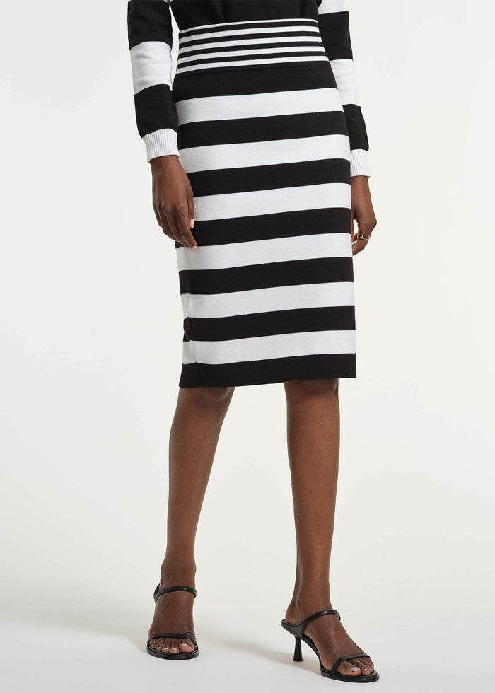 Striped Knit Skirt