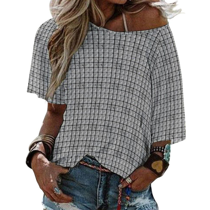 Studded Off the Shoulder T-Shirt (Adults) - PRE ORDER