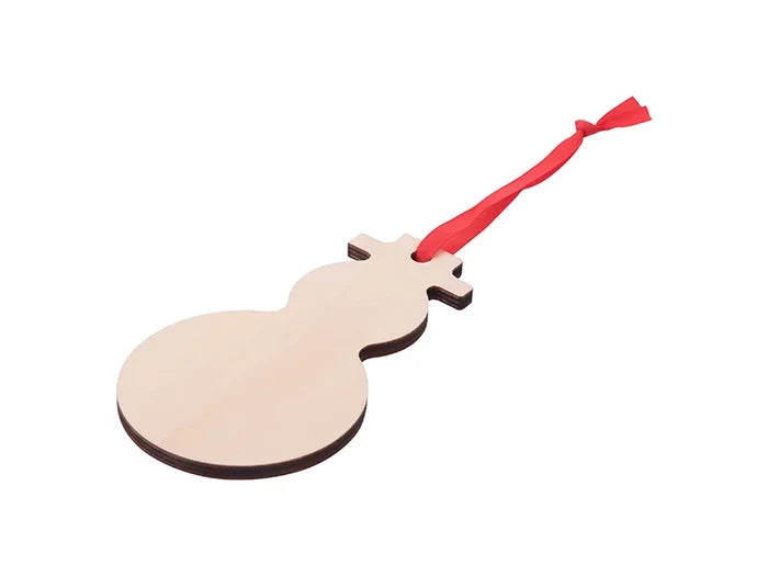 Sublimation Plywood Christmas Ornament (Snowman)