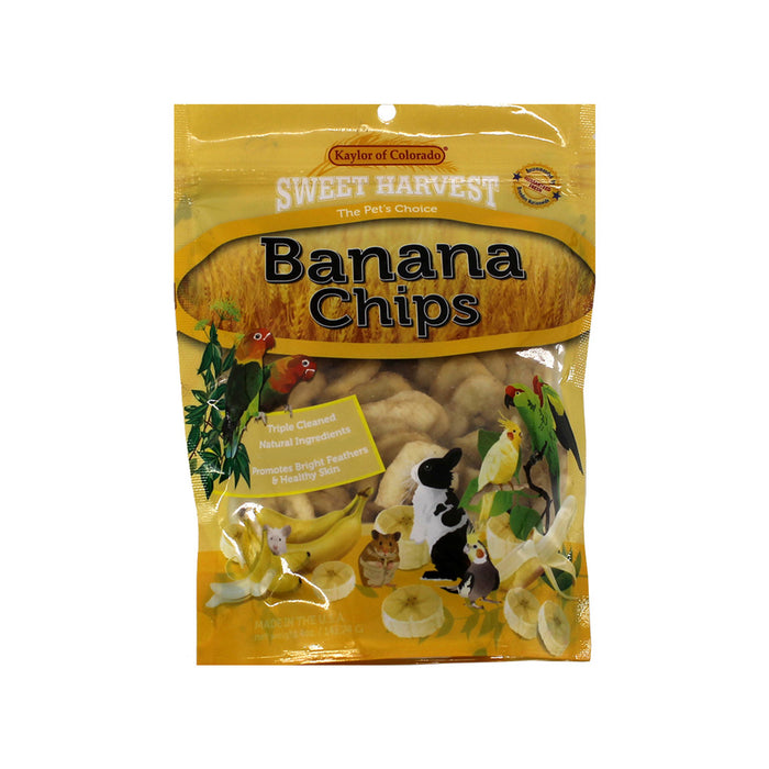 Sweet Harvest Banana Chips Small Animal & Bird Treats 4oz