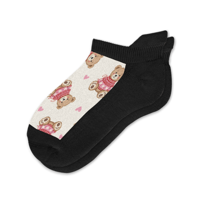 Sweetheart Bear Ankle Socks