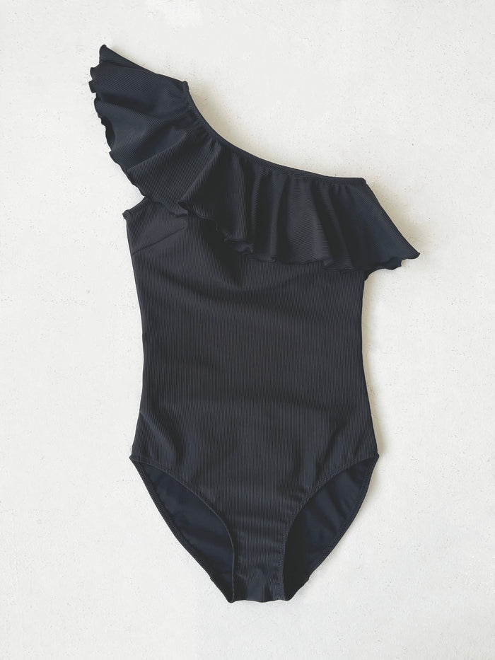 Swimwear Flare Onepiece | Black
