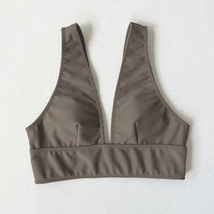 Swimwear Tops | khaki