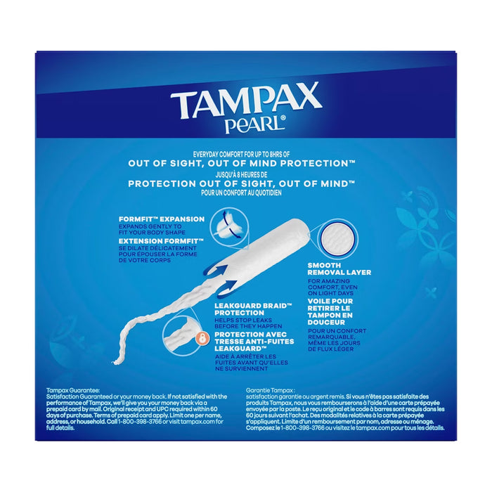 Tampax Pearl Unscented Tampons Multipack - 34 Ct - 6 Pack