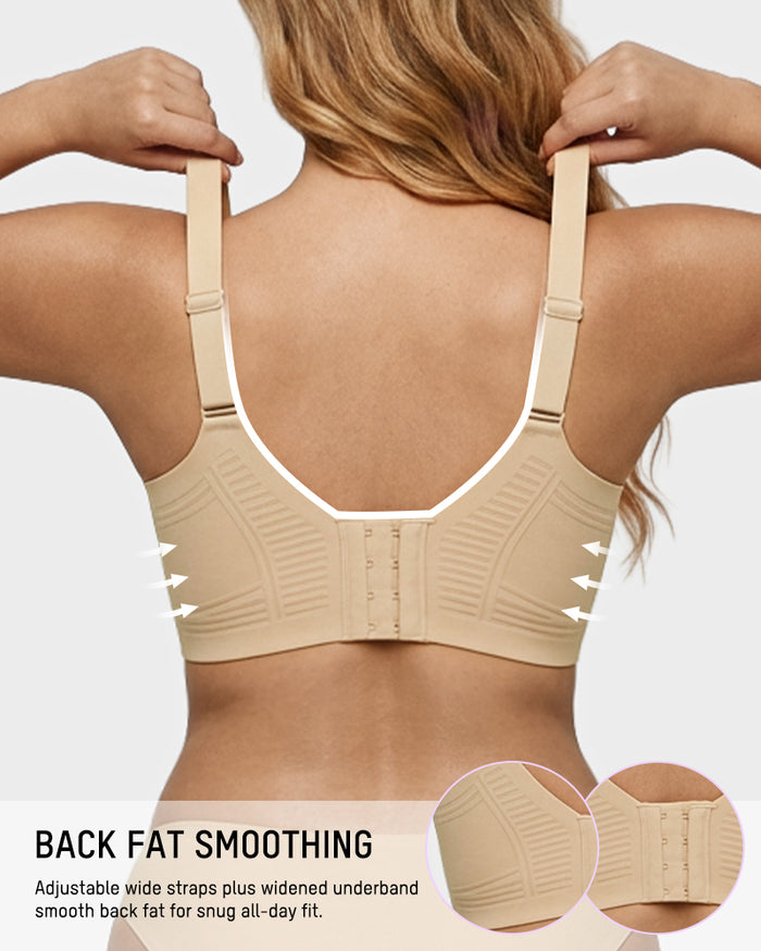 Teardrop Full-Coverage Wireless Minimizer Bra
