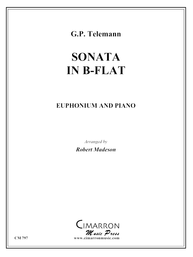 Telemann - Sonata in Bb - Euphonium and Piano