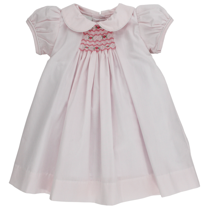 The Bailey Boys - Smocked Dress - Pink Rosettes