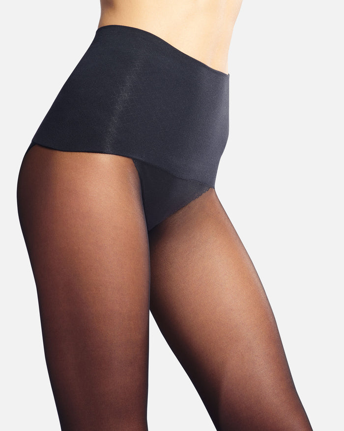 Best sheer ladder-resistant tights for women Hedoine 20 denier shaping high waist tights