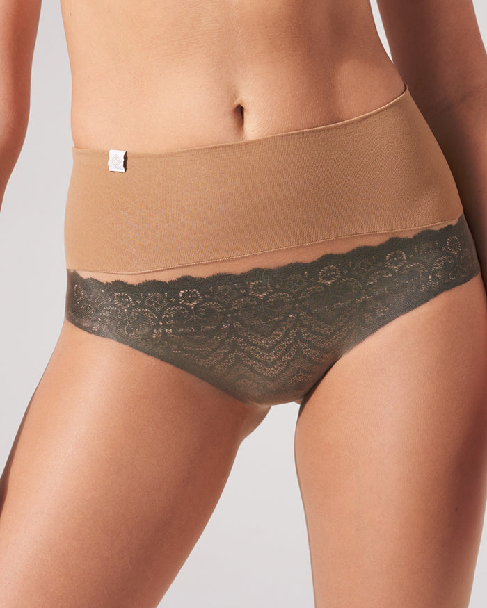 Hedoine nude 20 denier seamless shaping high waist best ladder-resist seamless opaque Tights for women