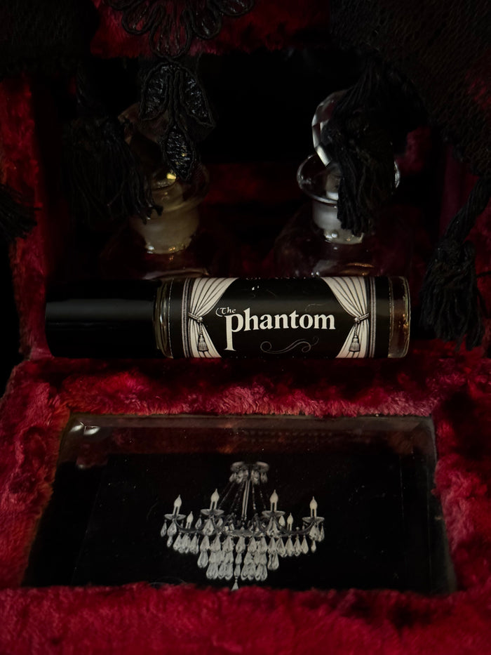 The Phantom- (rose, sandalwood, bourbon, velvet seats)