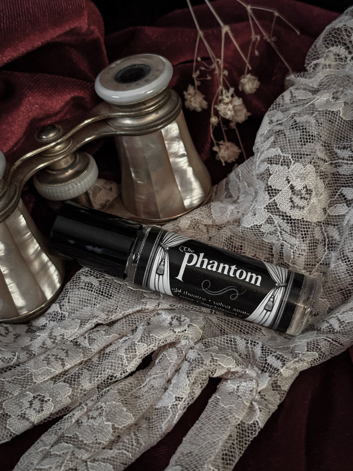 The Phantom- (rose, sandalwood, bourbon, velvet seats)