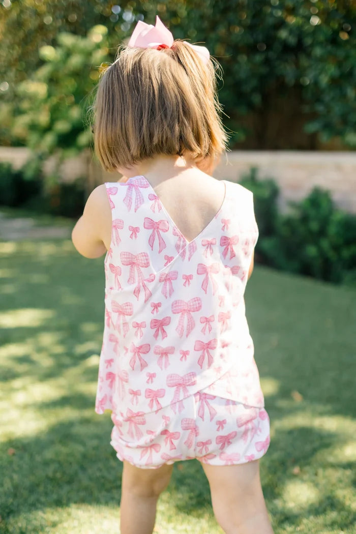 The Proper Peony - Grosgrain Bloomer Set
