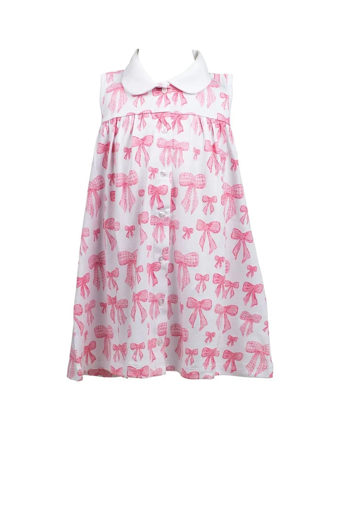 The Proper Peony - Grosgrain Button Down Dress