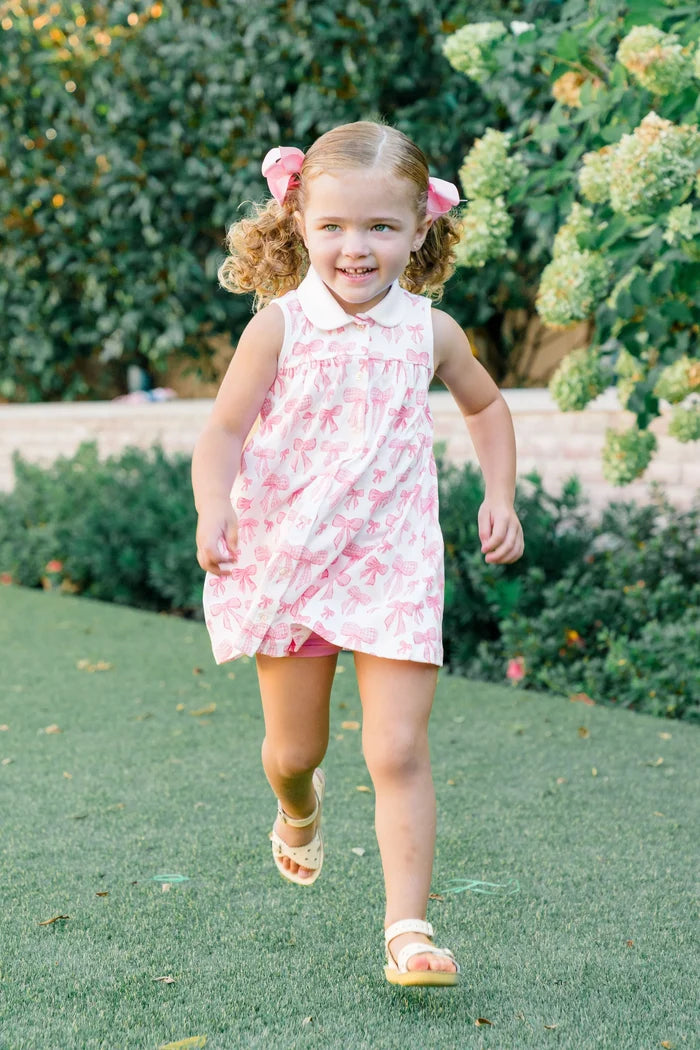 The Proper Peony - Grosgrain Button Down Dress
