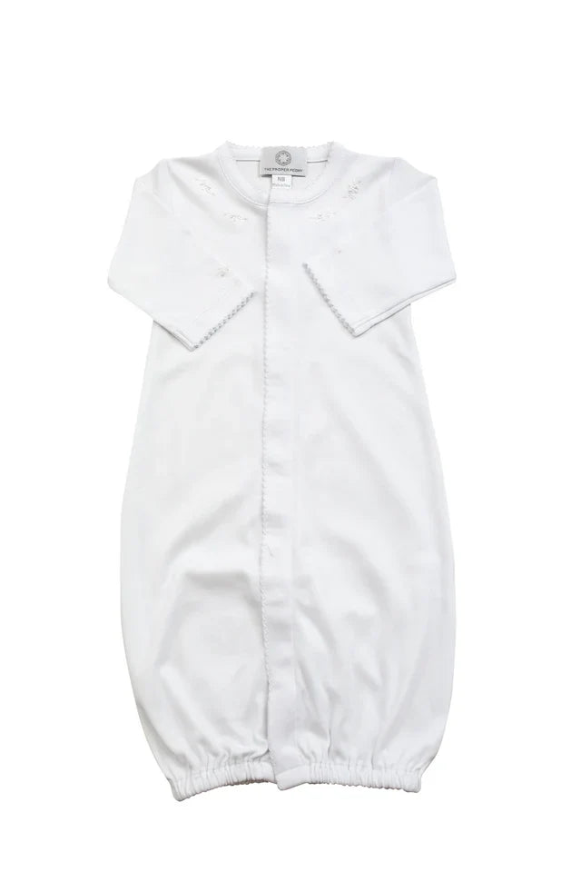 The Proper Peony - Pima Converter Gown - White