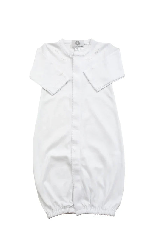 The Proper Peony - Pima Converter Gown - White
