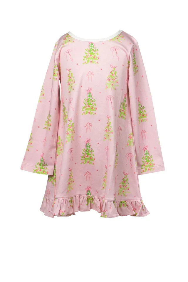 The Proper Peony - Pink Tinsel Long Sleeve Dress