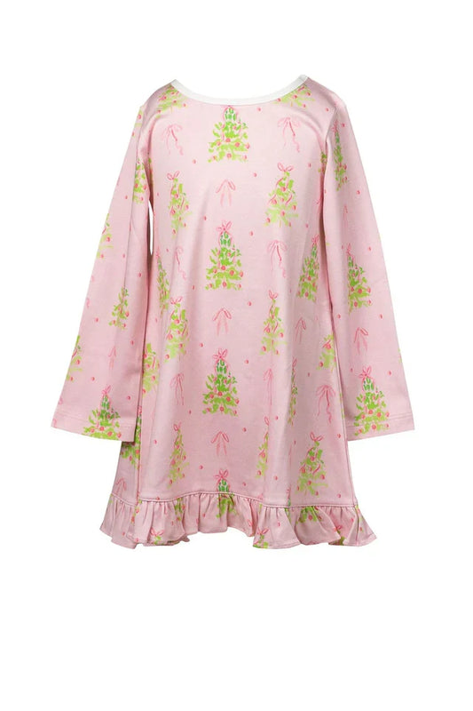 The Proper Peony - Pink Tinsel Long Sleeve Dress