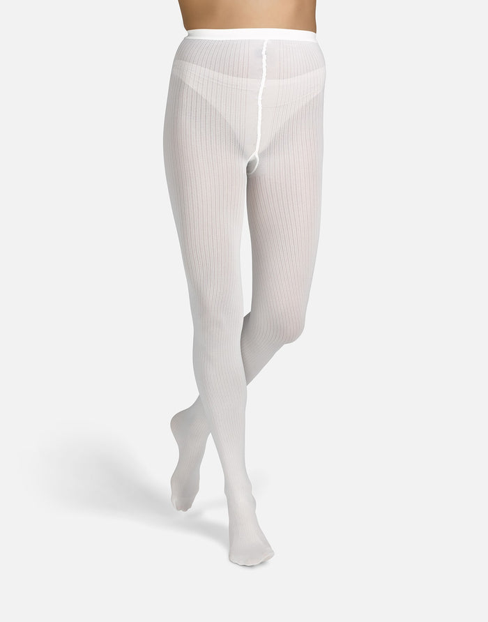 The Rib | Coconut Tights