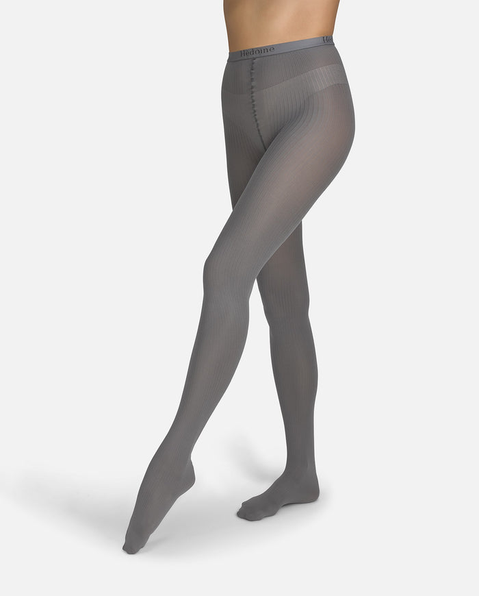 The Rib | Grey Tights