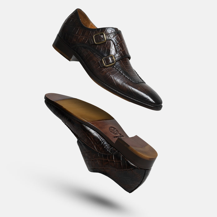 TOBALA monkstrap doble detalle dos hebillas metálicas carácter sofisticado